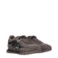 Marc Jacobs Gray Fur Chunky Sneakers