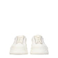 Jil Sander White Fabric Platform Sneakers