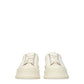 Jil Sander White Fabric Platform Sneakers