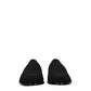 Dolce & Gabbana Black Velvet Slip-On Loafers