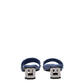 Givenchy Blue Fabric Flat Sandals
