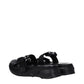 Givenchy Black Fabric Slippers