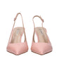 Casadei Pink Leather High Heel Pumps