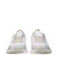 Veja White Fabric Athletic Sneakers
