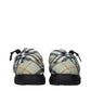 Burberry Green Fabric Slip-On Loafers