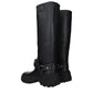 Burberry Black Leather Boots