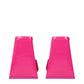 The Attico Pink Leather Platform Sandals