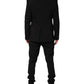 Dolce & Gabbana Black Cotton Single Breasted 2 Piece Suit