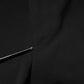 Dolce & Gabbana Black Cotton Single Breasted 2 Piece Suit