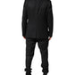 Dolce & Gabbana Dark Gray Wool Single Breasted 2 Piece Suit