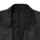 Dolce & Gabbana Dark Gray Wool Single Breasted 2 Piece Suit