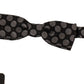 Dolce & Gabbana Brown Silk Polka Dot Jacquard Men  Bow Tie Papillon