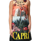 Dolce & Gabbana Multicolor Crystal Embellished A-line Mini Dress