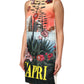 Dolce & Gabbana Multicolor Crystal Embellished A-line Mini Dress