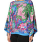 Dolce & Gabbana Multicolor Floral Printed Tunic Blouse Top