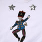 Dolce & Gabbana White Cotton Sequin Embellished Top T-shirt