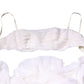 Dolce & Gabbana White Bustier Corset Cropped Chiffon Top