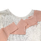Dolce & Gabbana White Floral Lace Short Sleeves Blouse Top