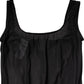 Dolce & Gabbana Black Nylon Sleeveless Round Neck Tank Top