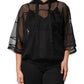 Dolce & Gabbana Black See Through Hooded Pullover Sweater