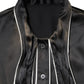 Dolce & Gabbana Black Silk Ascot Collared Button Blouse Top