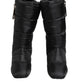 Dolce & Gabbana Black Padded Mid Calf Logo Heel Boots Shoes