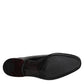 Dolce & Gabbana Black Leather Lace Up Men Derby Formal Shoes