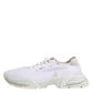 Dolce & Gabbana White Airmaster Low Top Men Sneakers Shoes