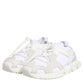 Dolce & Gabbana White Sorrento Low Top Lace Up Sneakers Shoes
