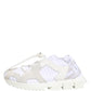 Dolce & Gabbana White Sorrento Low Top Lace Up Sneakers Shoes