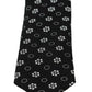 Dolce & Gabbana Black 100% Silk Floral Print Print Classic Tie