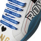 Dolce & Gabbana Blue White Printed Portofino Melt Sneakers