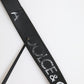 Dolce & Gabbana Black Polyester Leather Metal Buckle Belt