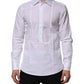 Dolce & Gabbana White Poplin Cotton Formal Men Dress Shirt