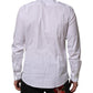 Dolce & Gabbana White Poplin Cotton Formal Men Dress Shirt