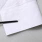 Dolce & Gabbana White Bib Cotton Poplin GOLD Men Formal Shirt
