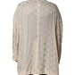 Dolce & Gabbana Beige Polyester Logo Monogram Coat Jacket