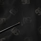 Dolce & Gabbana Black Polyester Logo Monogram Coat Jacket