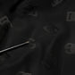 Dolce & Gabbana Black Polyester Logo Monogram Coat Jacket
