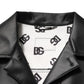 Dolce & Gabbana Black Polyester Button Down Biker Jacket