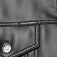 Dolce & Gabbana Black Polyester Button Down Biker Jacket