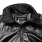 Dolce & Gabbana Black Polyester Logo Plaque Bomber Jacket