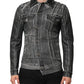 Dolce & Gabbana Gray Washed Cotton Stretch Denim Jacket