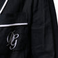 Dolce & Gabbana Dark Blue DG Embroidery Jacket Robe Blazer