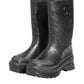 Dolce & Gabbana Metallic Gray Pull On Rain Boots Shoes
