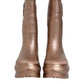 Dolce & Gabbana Metallic Gold Pull On Rain Boots Shoes