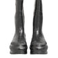 Dolce & Gabbana Metallic Black Pull On Rain Boots Shoes