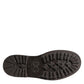Dolce & Gabbana Brown Leather Distressed Brogue Lace Up Shoes