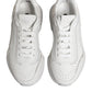 Dolce & Gabbana White Leather Daymaster Low Top Sneakers Shoes