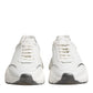 Dolce & Gabbana White Daymaster Leather Low Top Sneakers Shoes